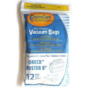  Oreck Buster B EnviroCare Vacuum Cleaner Bags / 72 