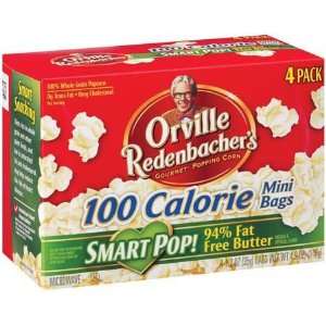 Orville Redenbachers 100 Calorie Mini Bags 94% Fat Free Popcorn   12 