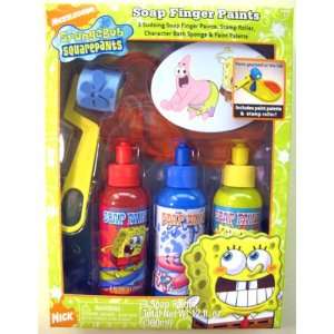  Finger Paints, Stamp Roller, Character Bath Sponge, & Paint Palette