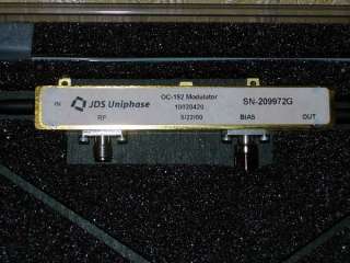 JDS Uniphase JDSU 10020420 OC 192 Modulator EOM 10 Gb/s  