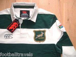   * SOUTH AFRICA SPRINGBOKS CANTERBURY LONG SLEEVE RUGBY SHIRT JERSEY