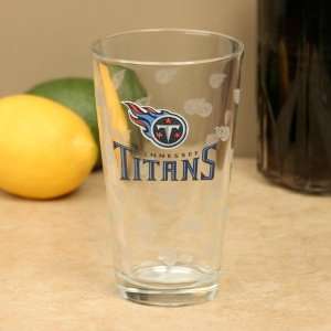    Tennessee Titans 16oz. Satin Etch Pint Glass