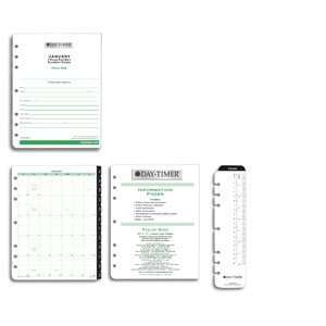  Day Timer Folio Daily Planner Refill, Starts April 2012 