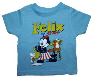 Felix The Cat Baseball Vintage Style Infant Toddler T Shirt Tee  