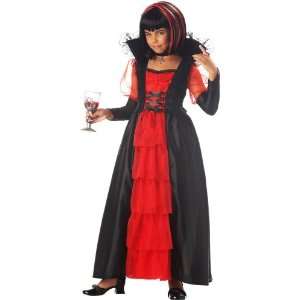   Costumes Regal Vampira Girl Costume / Black/Red   Size Plus (8 10