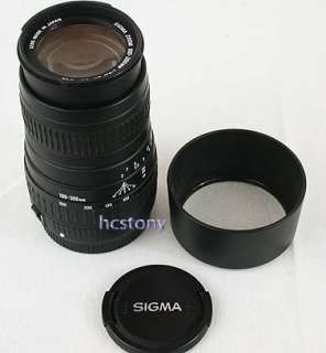   100 300mm Sigma AF Zoom Lens+Filter+HOOD~XLNT Cond FREE Ship!  