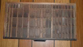   HAMILTON printer drawer shadow box curio shelf tray 32 x 16  