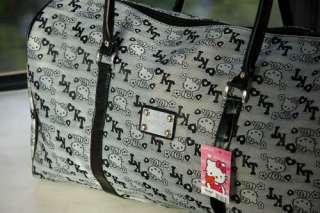 Hello Kitty gray travel bag shoulder bag luggage NEW #1  
