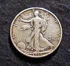 1918 S Walking Standing Liberty Silver Half Dollar Coin