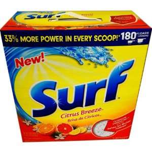  Surf Citrus Breeze 180 Load Powder Laundry Detergent 