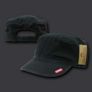 BLACK MILITARY ARMY STYLE GI PATROL CAP HAT CAPS HATS  