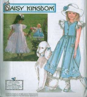 Simplicity Daisy Kingdom Girls Pattern 17 Doll Clothes  