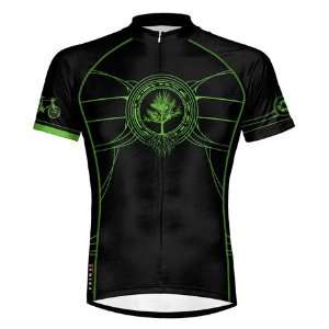  Primal Wear Cycle Green Mens Shortsleeve Cycling Jersey 