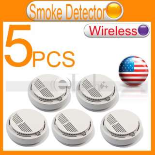 3PCS Wireless Smoke Detector Home security Fire Alarm sensor System 