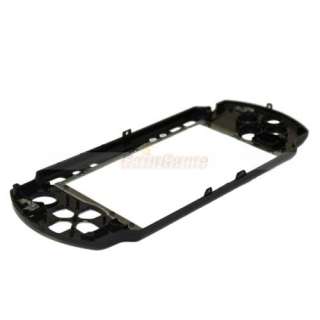 FRONT FACEPLATE FACE COVER For SONY PSP 3000 BLACK +To  