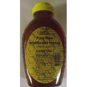  Raw Wild Flower Honey  16 oz. 