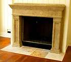 cast stone fireplace mantel mantle hearth provincial returns not 