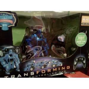  Transforming Robot to Race Car Remote Control (sold in 