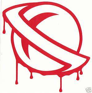 LOST Surfboards Logo Surf Stickers Decal 6.5 RED 11C4  