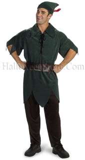 Officially licensed Peter Pan Adult Costume includes Tunic, pants 