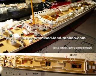 360 Titanic kit passenger liner ship model with light  