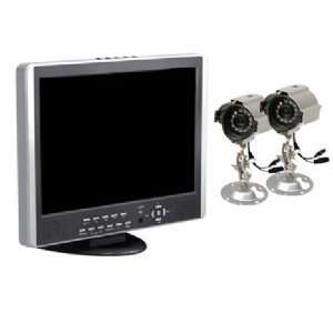 250GB HDD 15 Inch LCD DVR Security System with Mobile Phone Access and 