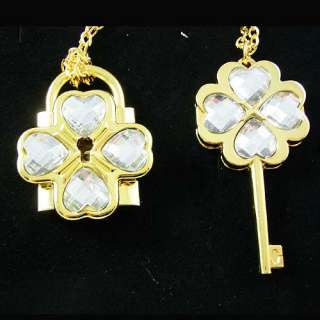 NIB SHUGO CHARA Amu Openable Lock&Key Necklace W SC17  