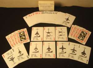 US ARMY AIRCRAFT ~ TRAINING AID ~ PLAYING CARDS  