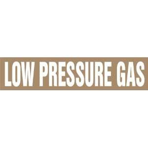 LOW PRESSURE GAS   Snap Tite Pipe Markers   outside diameter 3/4   1 