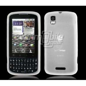 VMG Motorola Droid Pro Soft Silicone Skin Case Cover   CLEAR Frosted 