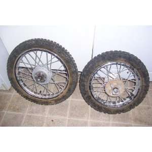    front and Rear Yamaha Dirt Bike Rims And Tires: Everything Else