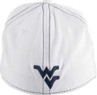 West Virginia Mountaineers White Endurance Flex Hat  