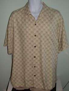 Tommy Bahama 100% Silk Designer Shirt Size Large Excellent Buy!  