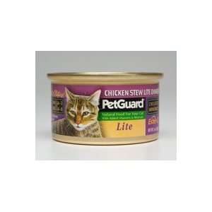  Petguard Chicken Stew Lite Dinner Canned Cat Food Pet 
