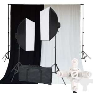   Boxes Backdrops 2x225w Daylight Studio Lighting Kit
