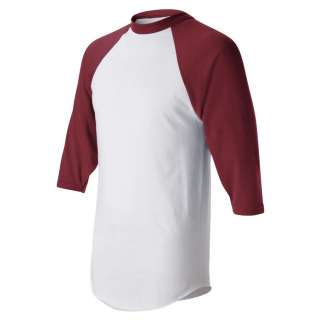 Augusta ¾ Sleeve Baseball Jersey T Shirt 3/4 Raglan Tee Team Sports 