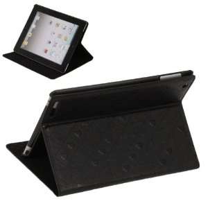  Teddy Bear Pattern PU Leather Folio Case Stand for iPad 2 