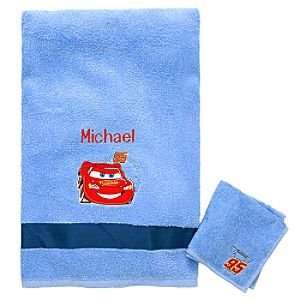   Personalized Lightning McQueen Towel Set    2 Pc.