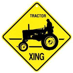  Tractor Xing caution Crossing Sign farm animal Gift: Pet 