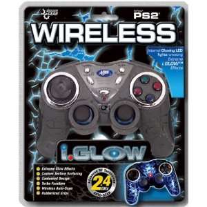  Playstation 2 Wireless iGlow Controller Gray Video Games