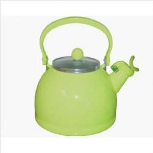 Bundle 38 Calypso Basics 80 oz Whistling Tea Kettle in Lime with 