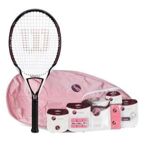  Wilson K Zero Tennis Racquet Bag Bundle   With Accessories 