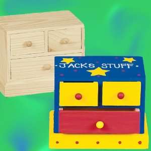    Econo Crafts Wooden Jewelery Box Painting Craft Kit: Toys & Games