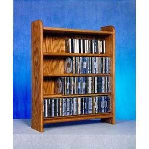  Wood Shed Solid Oak Cabinet CD Rack TWS 402